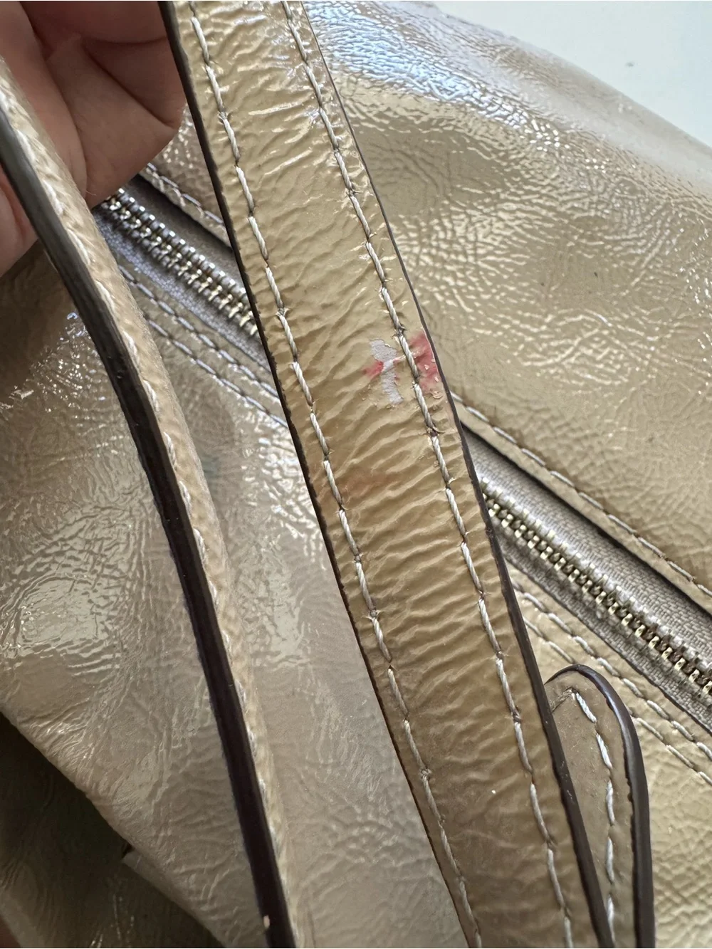 Coach Vintage Chelsea Peyton Carryall Leather Satchel with Turnlock
